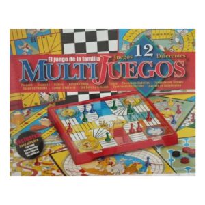Juego de Mesa Multijuegos 12 juegos diferentes