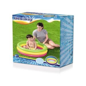 Piscina Inflable 3 anillos de colores Bestway