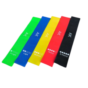 Set de bandas de resistencia de latex kit por 5