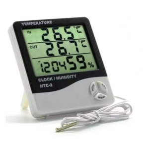 Reloj con Higrómetro y Termómetro para Interior y Exterior - Precisión y Confort en Todo Momento